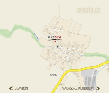 Mapa Ovesta